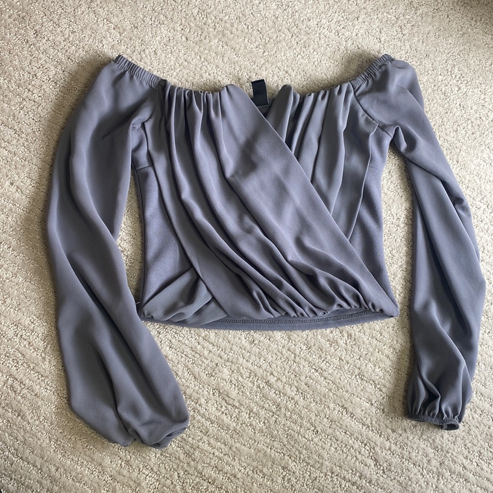 Windsor Off The Shoulder Crop Top